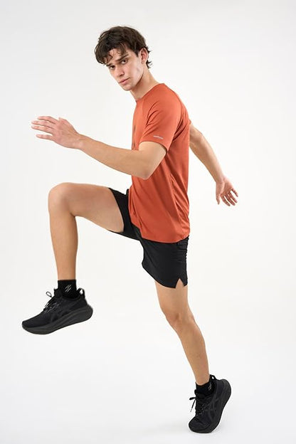 DCYPHR Men's AUSM5X™ Crewneck Tee- Burnt Orange