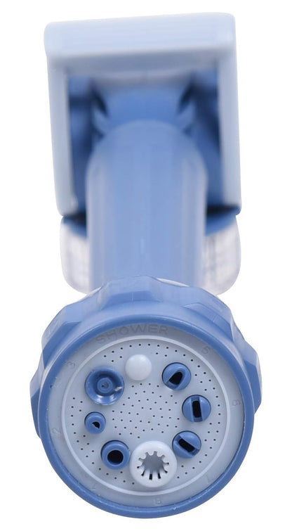 Steelbird R2K Cannon 8-in-1 Turbo Water Spray Gun for Gardening, Car Wash, Home Cleaning (Blue and White)