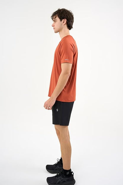 DCYPHR Men's AUSM5X™ Crewneck Tee- Burnt Orange