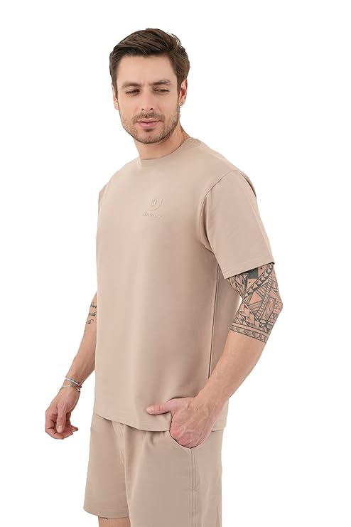 DCYPHR Discovery Men's Lounge Explorer Tee- Dune Earth
