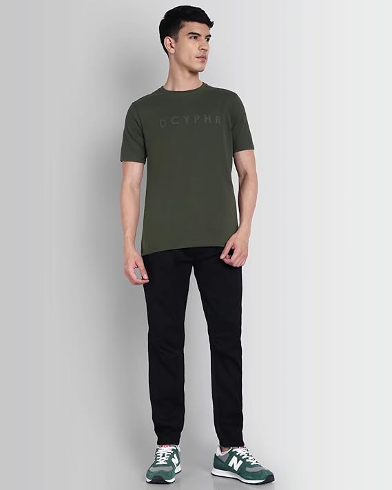 DCYPHR Essentials Stretch Brand Tee- Climbing Olive