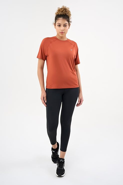 DCYPHR Women's AUSM5X™ Raglan Tee - Burnt Orange