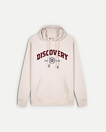 DCYPHR Discovery Varsity 1985 Hoodie - Light Beige