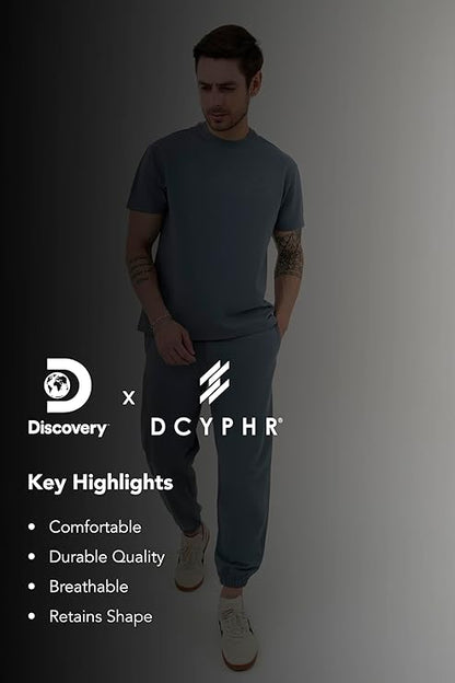 DCYPHR Discovery Men's Lounge Explorer Joggers- Dark Cloud