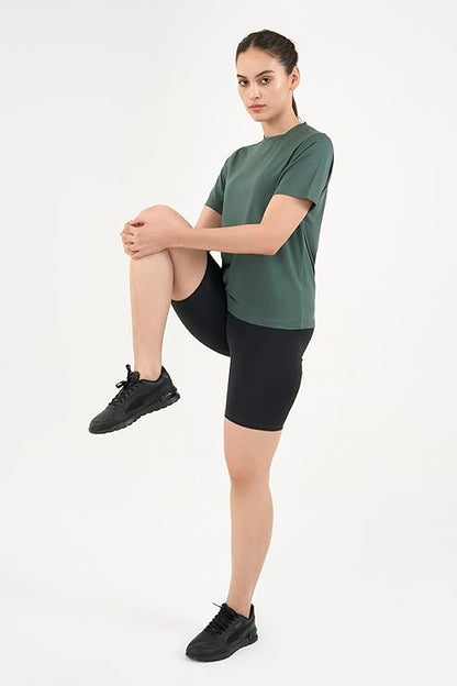 DCYPHR Women's AUSM5X™ Mesh Tee- Deep Emerald