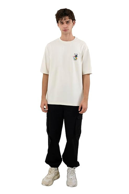 DCYPHR Discovery Men's We are Nature Graphic Tee-Off-White