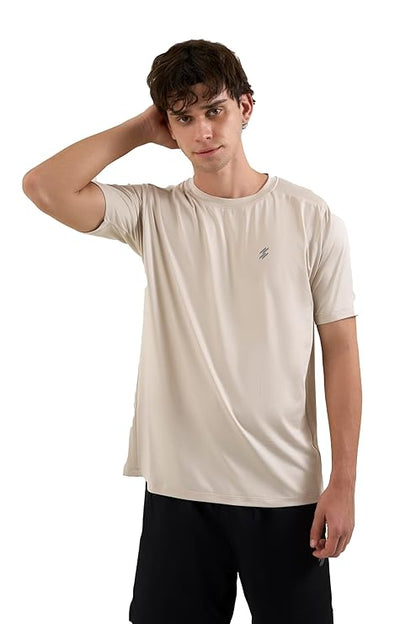 DCYPHR Men's AUSM5X™ Raglan Tee- Ivory Mist