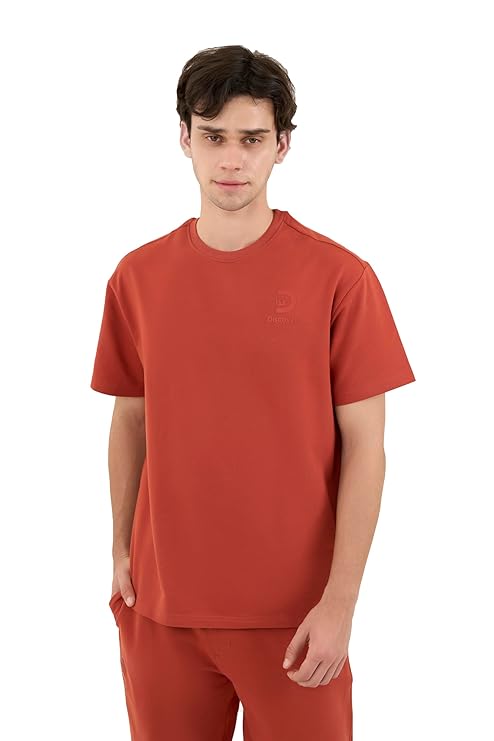 DCYPHR Discovery Men's Lounge Explorer Tee- Burnt Orange