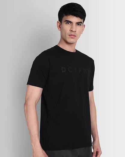 DCYPHR Essentials Stretch Brand Tee- Black