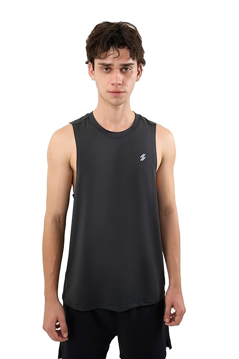 DCYPHR Men's AUSM5X™ Mesh Tank Top- Dark Night