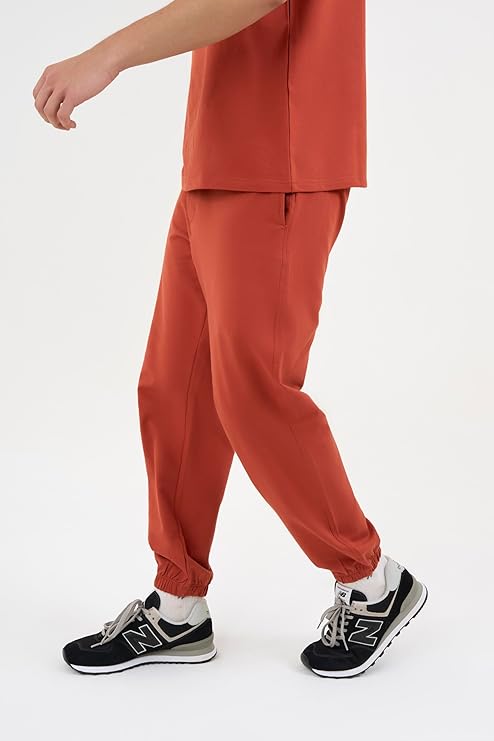 DCYPHR Discovery Men's Lounge Explorer Joggers- Burnt Orange