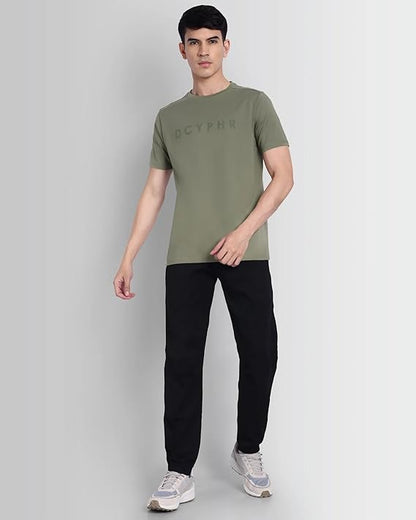DCYPHR Essentials Stretch Brand Tee- Mud