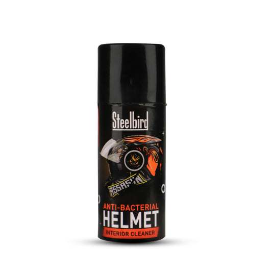 Steelbird Helmet Interior Foam Cleaner Anti Bacterial Spray, Deep Cleaning for Helmet Interior, Protects from Hair Loss
