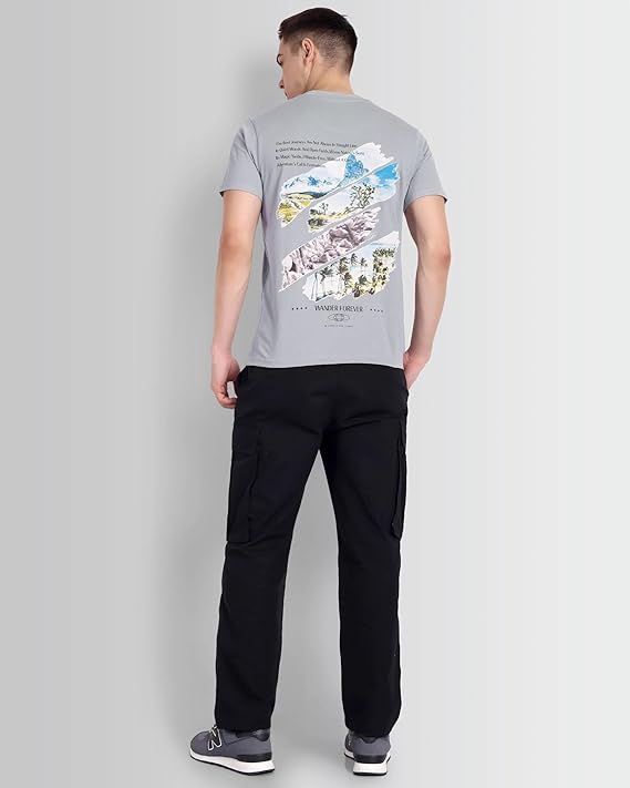 DCYPHR Wander Forever Graphic Tee- Glacier Grey