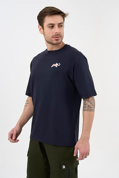 DCYPHR Discovery Men's Climb High Graphic Tee- Night Lagoon