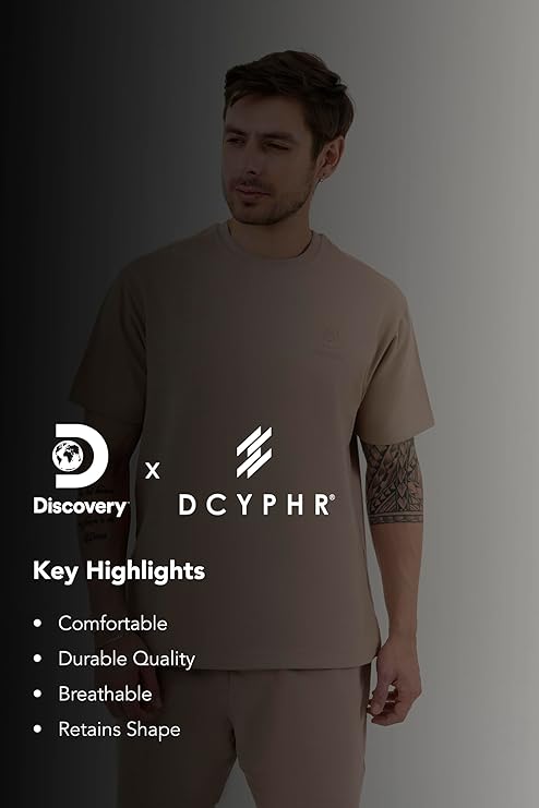 DCYPHR Discovery Men's Lounge Explorer Tee- Dune Earth