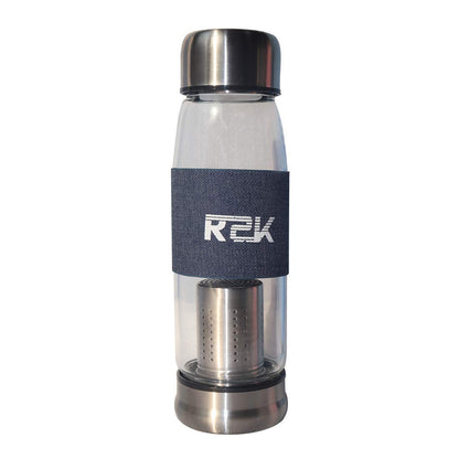 R2K Stainless Steel Outdoor Bottle, Green Tea Infuser, Green Tea Maker Bottle (Silver)