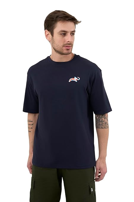 DCYPHR Discovery Men's Climb High Graphic Tee- Night Lagoon