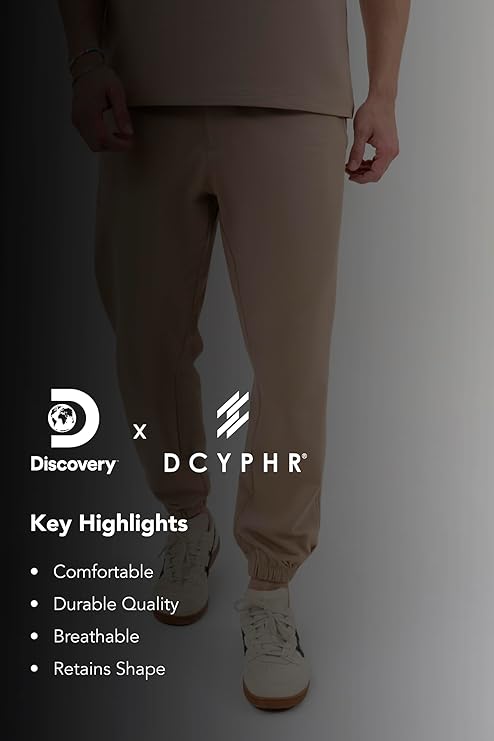 DCYPHR DISCOVERY Men's Lounge Explorer Joggers-Dune Earth