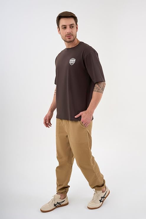 DCYPHR Discovery Men's Jaguar Graphic Tee- Truffle