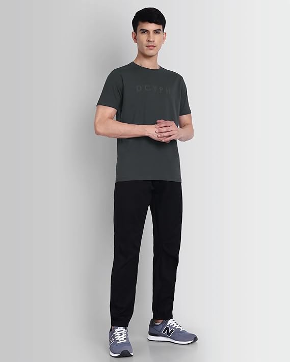 DCYPHR Essentials Stretch Brand Tee- Charcoal