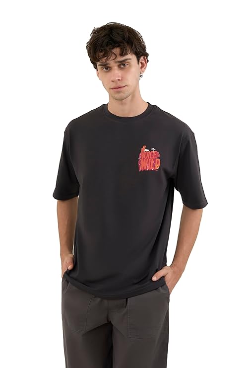 DCYPHR Discovery Men's Voice of The Wild Graphic Tee- Dark Night