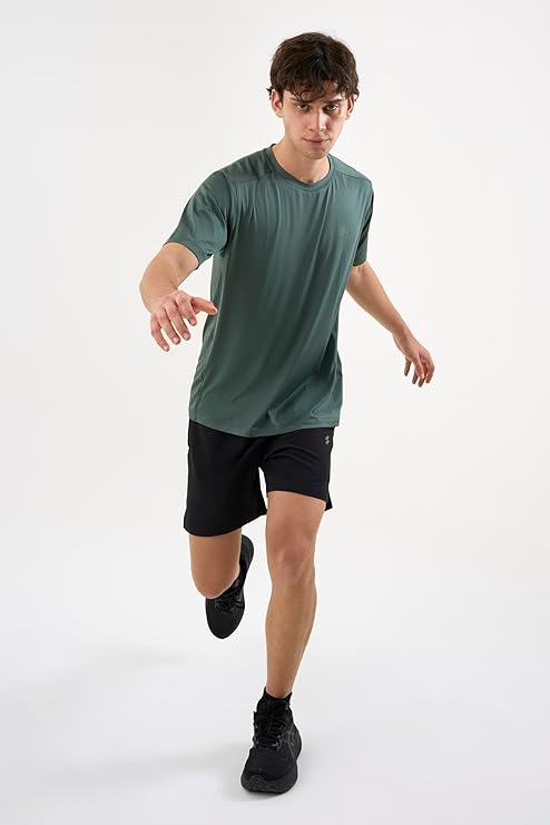 DCYPHR Men's AUSM5X™ Raglan Tee- Deep Emerald