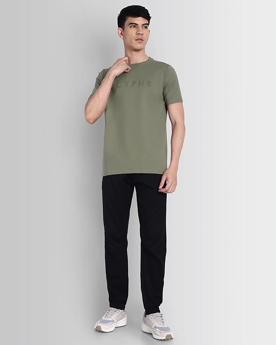 DCYPHR Essentials Stretch Brand Tee- Mud