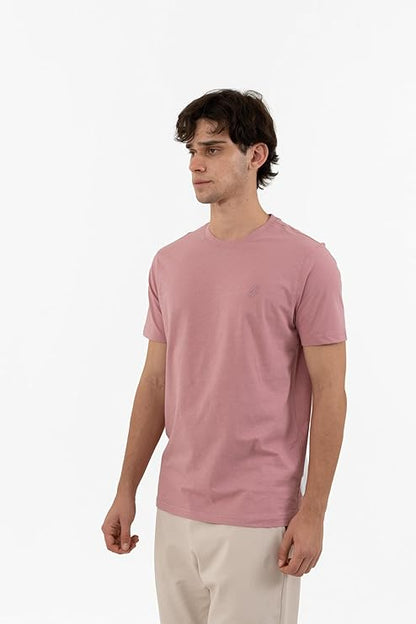 DCYPHR Men's Core Lite Crewneck Tee- Dusk Pink