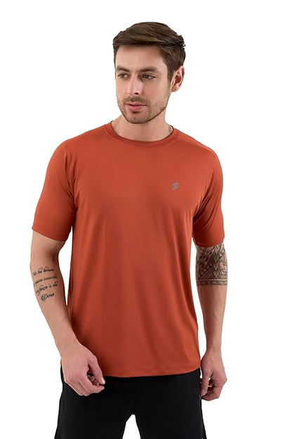 DCYPHR Men's AUSM5X™ Raglan Tee- Burnt Orange