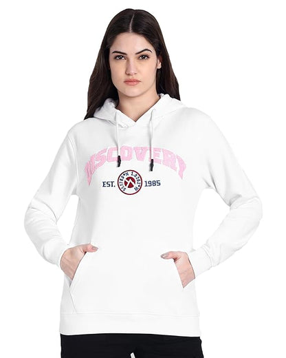 DCYPHR Discovery Varsity 1985 Hoodie - Bright White