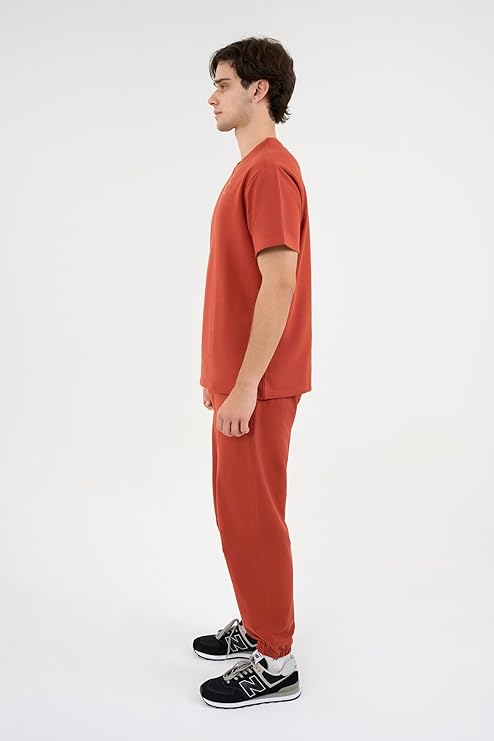 DCYPHR Discovery Men's Lounge Explorer Tee- Burnt Orange