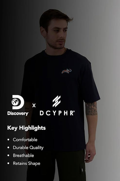 DCYPHR Discovery Men's Climb High Graphic Tee- Night Lagoon