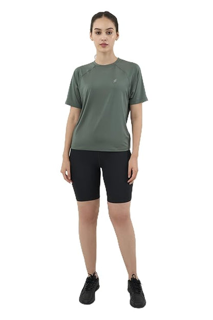DCYPHR Women's AUSM5X™ Raglan Tee- Deep Emerald