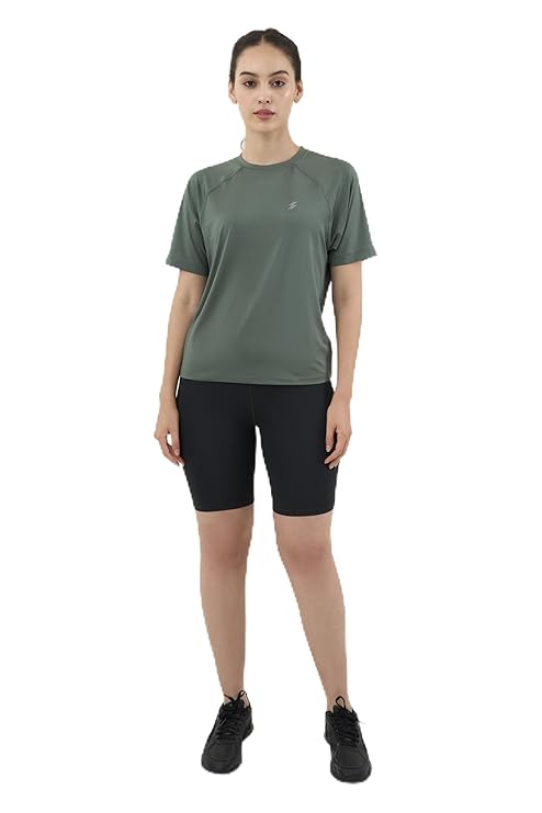 DCYPHR Women's AUSM5X™ Raglan Tee- Deep Emerald