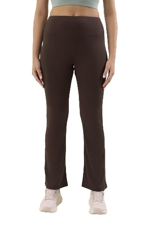 DCYPHR Women's High-Rise Flair Pants -Coco