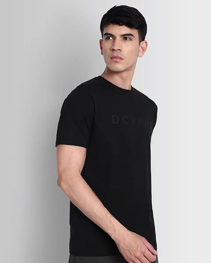DCYPHR Essentials Stretch Brand Tee- Black