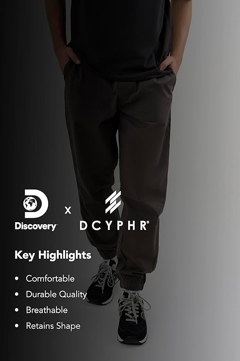 DCYPHR Discovery Men's Armour Cargo Joggers- Grey