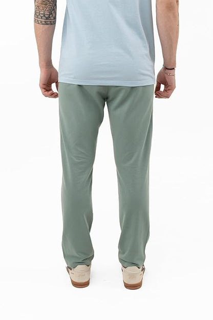 DCYPHR Men's Lightweight Terry Track Pants - Ice Green