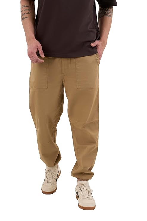 DCYPHR Discovery Men's Armour Cargo Joggers- Beige