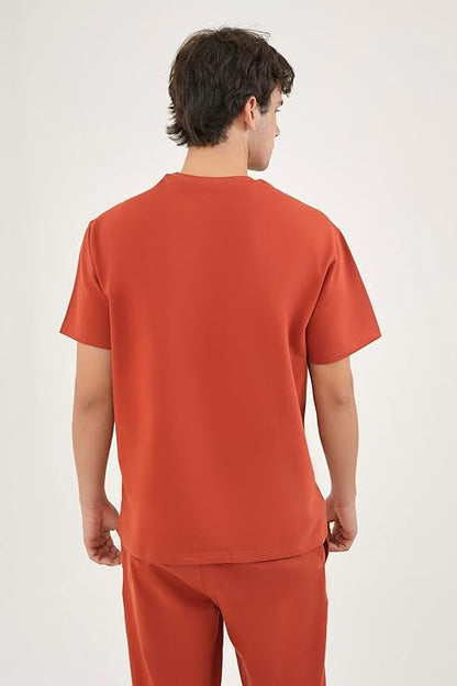 DCYPHR Discovery Men's Lounge Explorer Tee- Burnt Orange