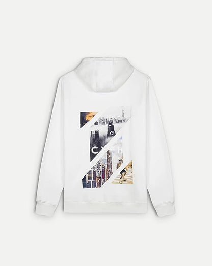 DCYPHR Retro Cityscape Hoodie - Ivory
