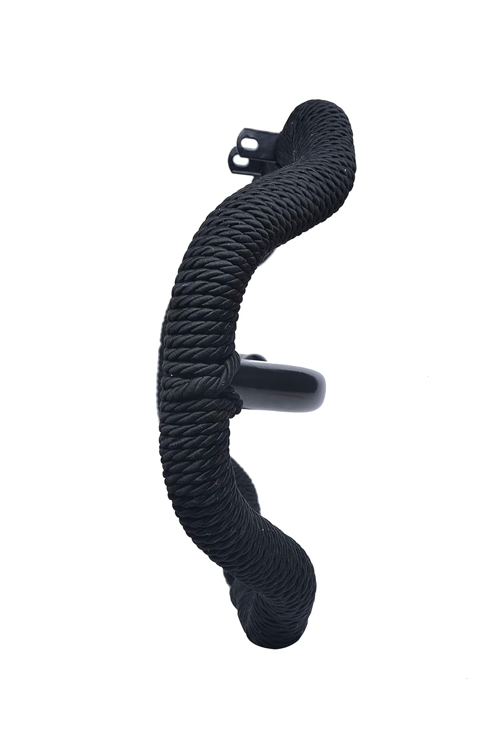 R2K Stylist 8 Bend Heavy Duty Metal with Rope Safety Leg Crash Guard for Royal Enfield (Black Powder Coated)