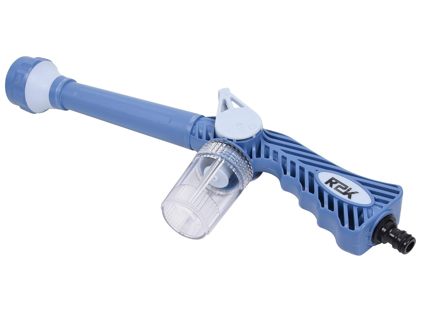 Steelbird R2K Cannon 8-in-1 Turbo Water Spray Gun for Gardening, Car Wash, Home Cleaning (Blue and White)