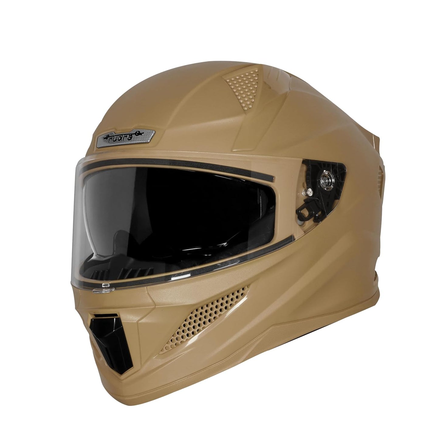 Steelbird SBH-25 Rudra ISI Certified Full Face Helmet for Men and Women with Inner Smoke Sun Shield (Dashing Desert Storm)