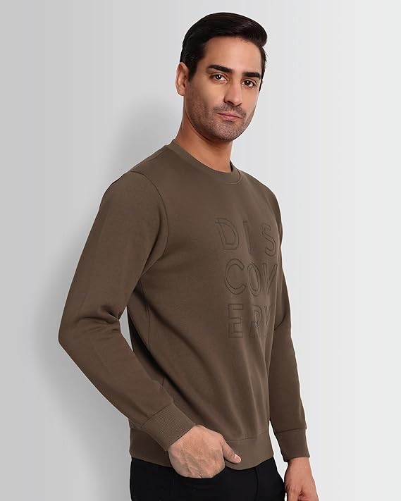 DCYPHR Discovery Brand Affinity Sweatshirt- Desert Brown