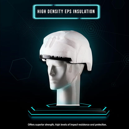 Steelbird SBH-57 Fighter F6 ISI and DOT Certified Full Face Helmet for Men and Women with Inner Silver Sun Shield (Glossy Neon Black)