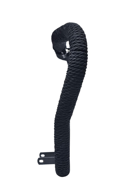 R2K Rope Leg Guard 8 Bend Heavy Duty Metal with Rope Safety Leg Crash Guard for Royal Enfield  (Black Powder Coated)