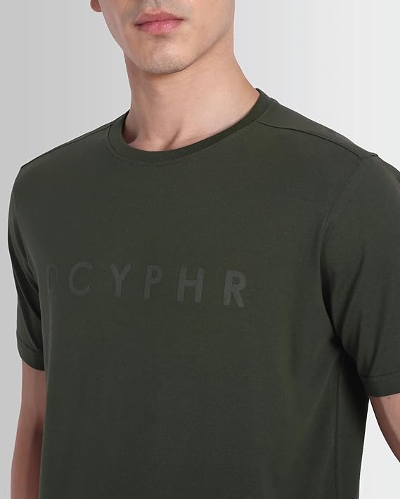 DCYPHR Essentials Stretch Brand Tee- Climbing Olive