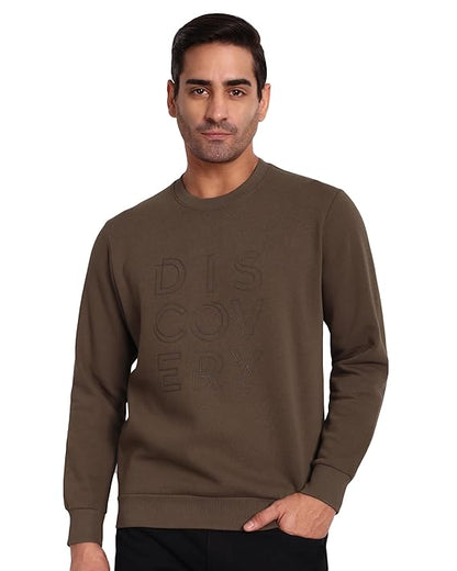 DCYPHR Discovery Brand Affinity Sweatshirt- Desert Brown